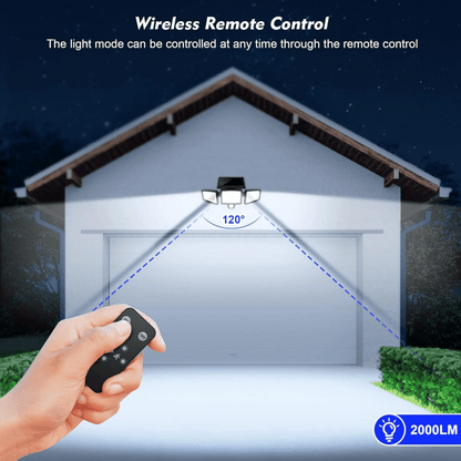 SOLARGUARD – Solar Security Light with Motion Sensor and Remote Control 3