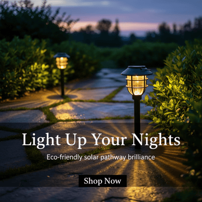 SOLARSPIKE – 2 Pack Solar Powered Pathway Lights for Outdoor Garden Illumination 1