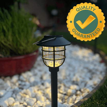 SOLARSPIKE – 2 Pack Solar Powered Pathway Lights for Outdoor Garden Illumination 6