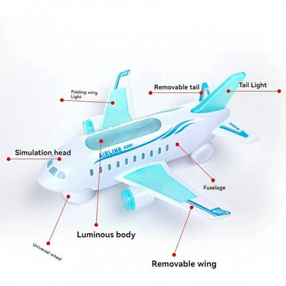 SPINJET – LED Electric Airplane Toy with 360° Rotation & Music 6