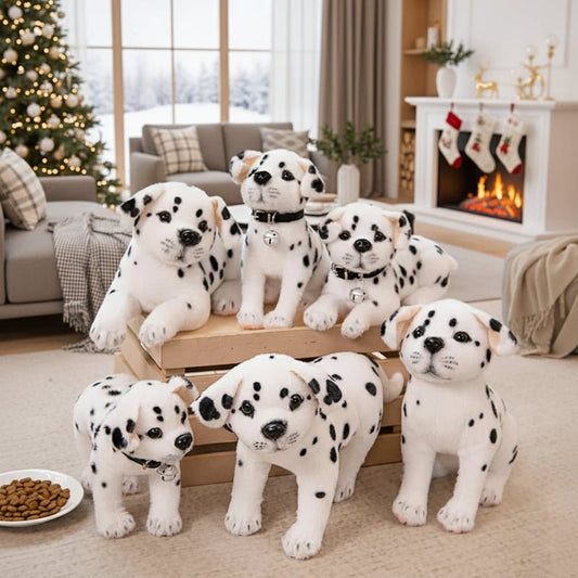 SPOTTAIL – Realistic Dalmatian plush dog with PP cotton filling for children & home decoration 1