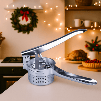 SQUEEZOR – 3-in-1 Stainless Steel Potato Press for Fruit & Vegetables 0