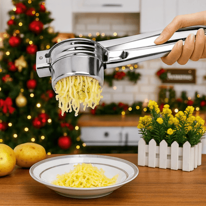 SQUEEZOR – 3-in-1 Stainless Steel Potato Press for Fruit & Vegetables 1