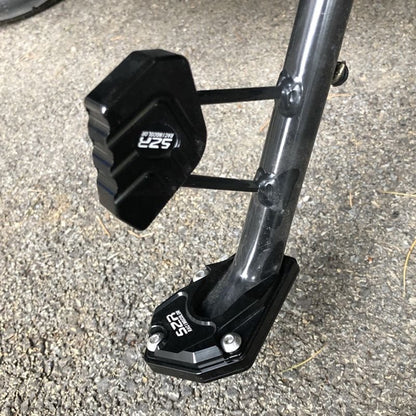 STABILIRIDE – Aluminum Motorcycle Kickstand Pad for Secure Parking 7