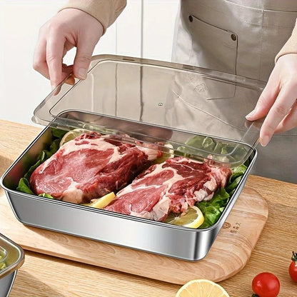 STEELFRESH – Stainless steel lunchbox with seal for freshness & taste 0