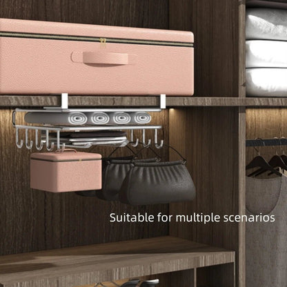 STEELSHELF – Stainless steel kitchen wall shelf with hooks for better organization 5