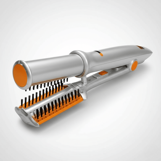 STYLESPIN – 2-in-1 Rotating Hair Brush with Adjustable Heat Settings 0