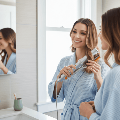 STYLESPIN – 2-in-1 Rotating Hair Brush with Adjustable Heat Settings 1