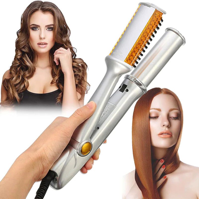 STYLESPIN – 2-in-1 Rotating Hair Brush with Adjustable Heat Settings 3
