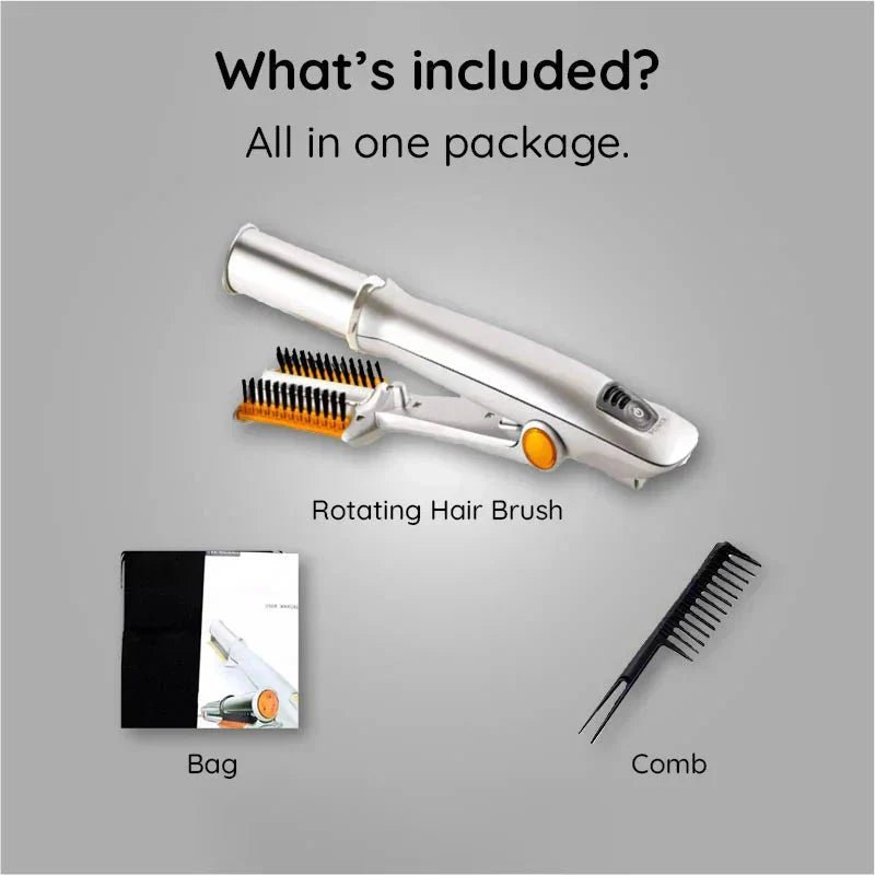 STYLESPIN – 2-in-1 Rotating Hair Brush with Adjustable Heat Settings 7