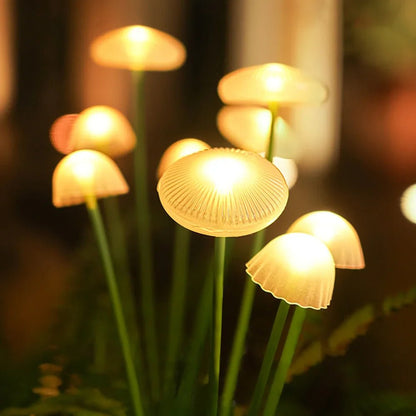 SOLARSHROOM – Weatherproof 15-LED Mushroom Light Set for Outdoor Decor
