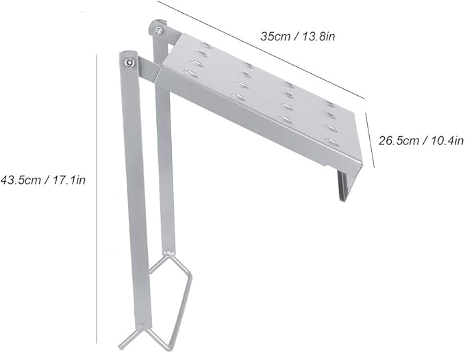 SafeStep - Universal Ladder Accessory with Non-Slip Surface for Enhanced Stability 3