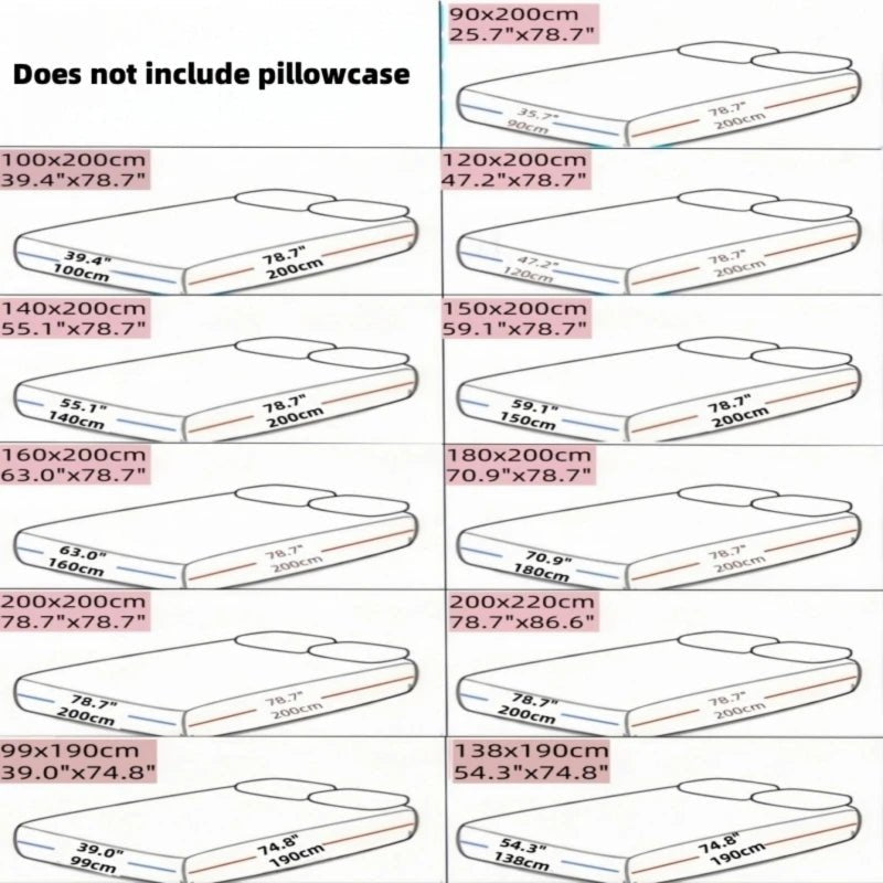 Satin Fitted Bed Sheet - Breathable & Skin-Friendly Twin Size for Ultimate Comfort 2