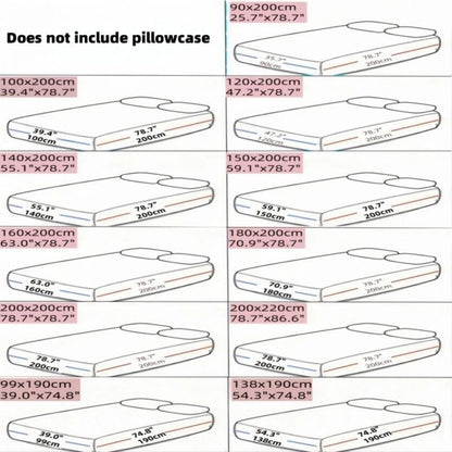 Satin Fitted Bed Sheet - Breathable & Skin-Friendly Twin Size for Ultimate Comfort 2