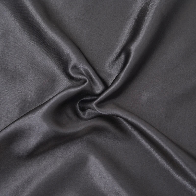 Satin Fitted Bed Sheet - Breathable & Skin-Friendly Twin Size for Ultimate Comfort 5
