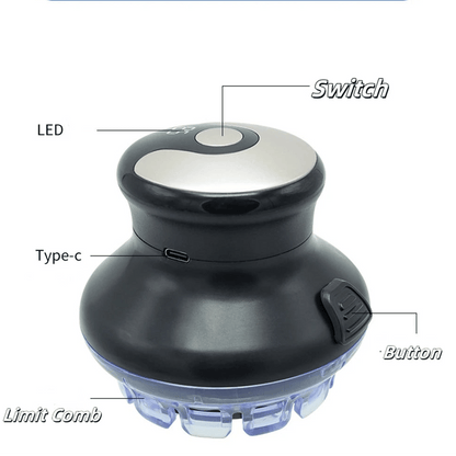 FADESMART – Cordless Hair Clipper with LED Display & USB-C Charging