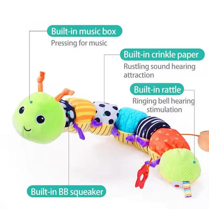 SOFTAPILLAR – Baby-Safe Musical Caterpillar with Plush Sensory Features