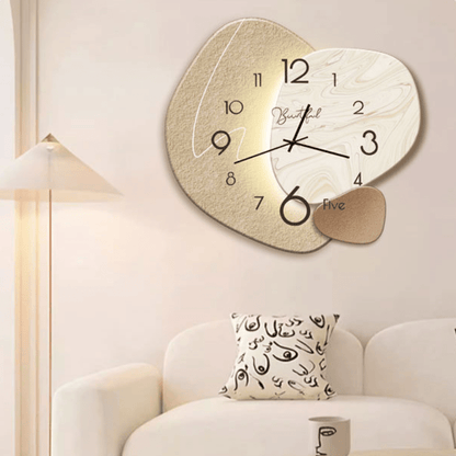 Scandinavian Wall Clock - Modern Design with Silent Operation for Home Decor 0