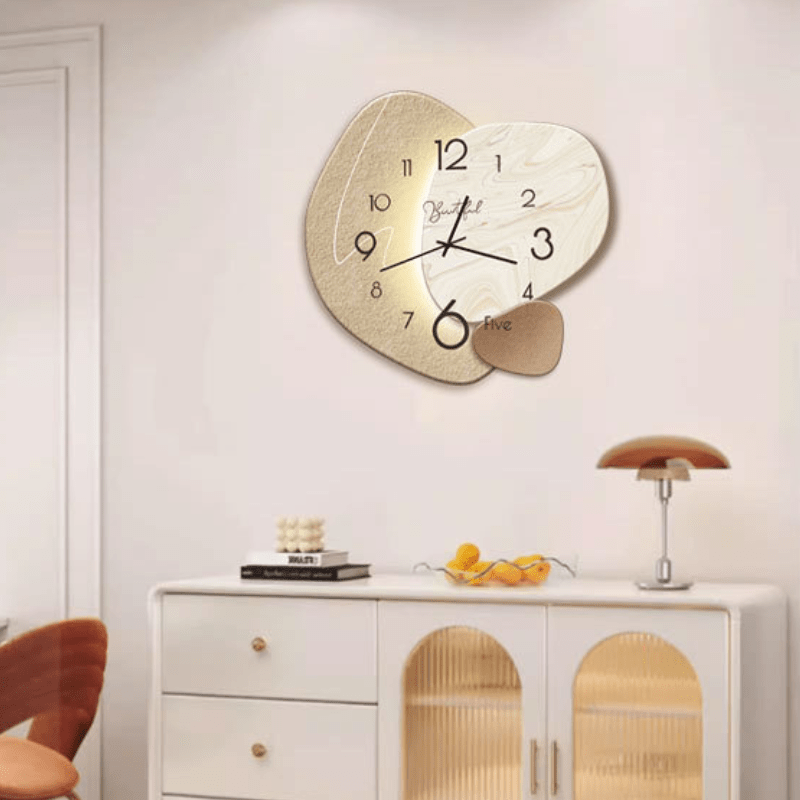Scandinavian Wall Clock - Modern Design with Silent Operation for Home Decor 2