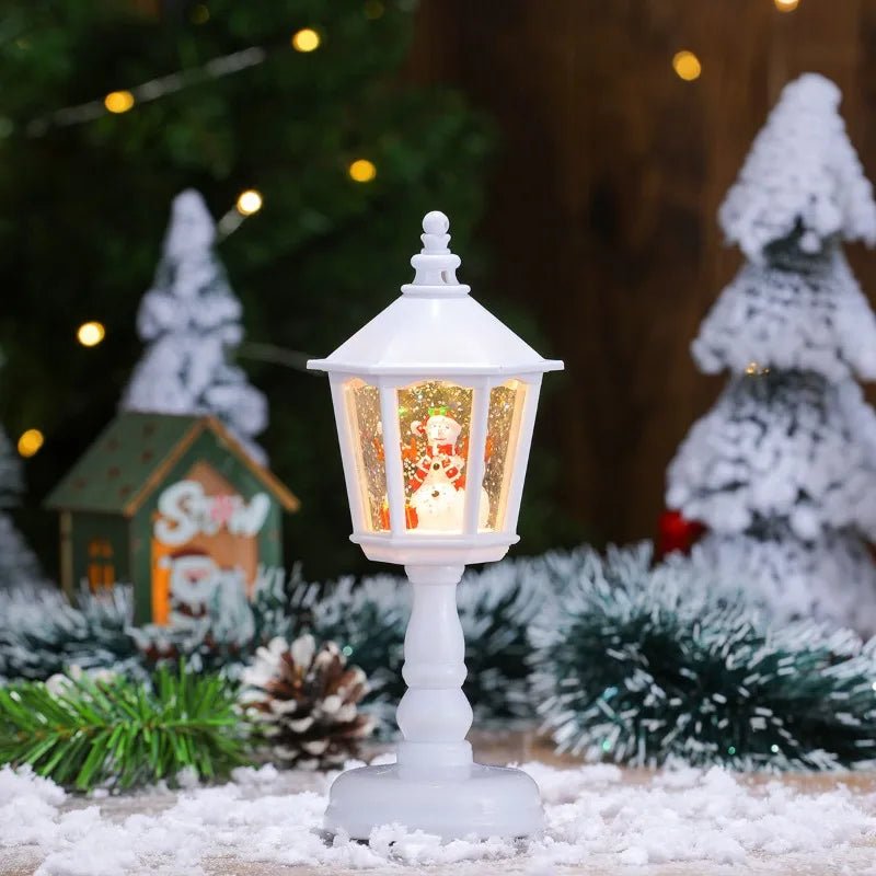 WINTERGLOBE - LED Sneeuwlantaarn met Zachte Werveling en Warme Gloed