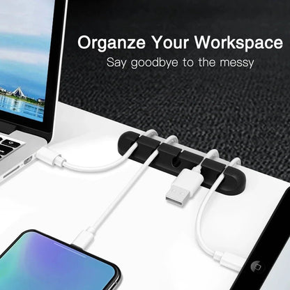 CABLEFIX – Silicone Cable Organizer for Desk, Effective Cable Management Solution