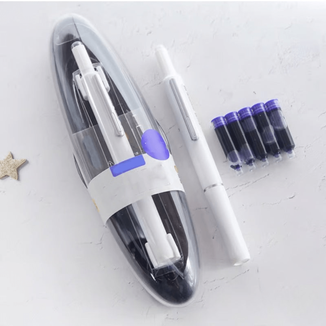 Scriptura Luxe Retractable Fountain Pen | Elegant fountain pen with smooth ink flow and timeless design 2