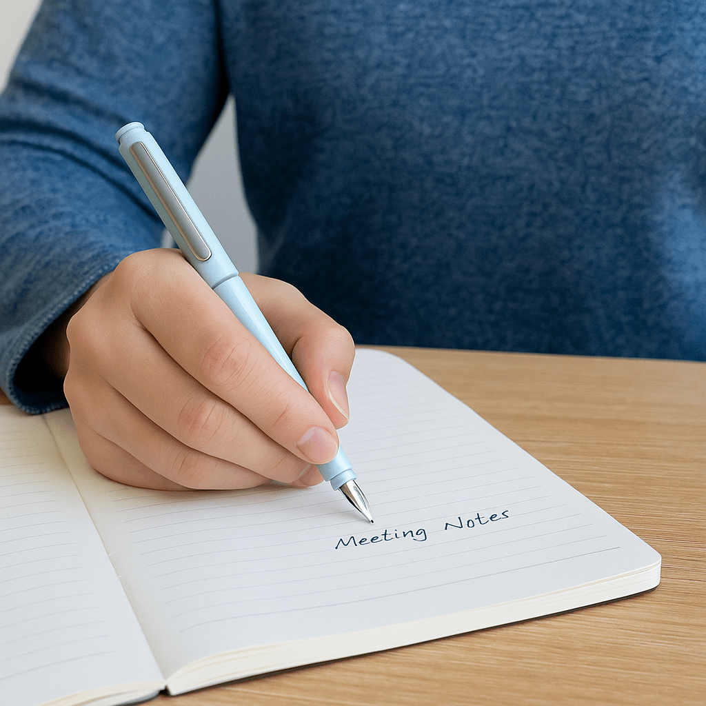 Scriptura Luxe Retractable Fountain Pen | Elegant fountain pen with smooth ink flow and timeless design 8