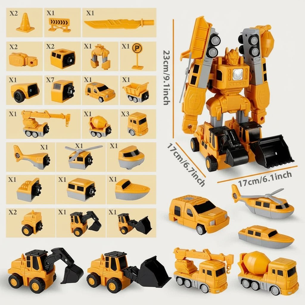 TRANSFORMAKID – Shape-Shifting Magnetic Car Builder Set