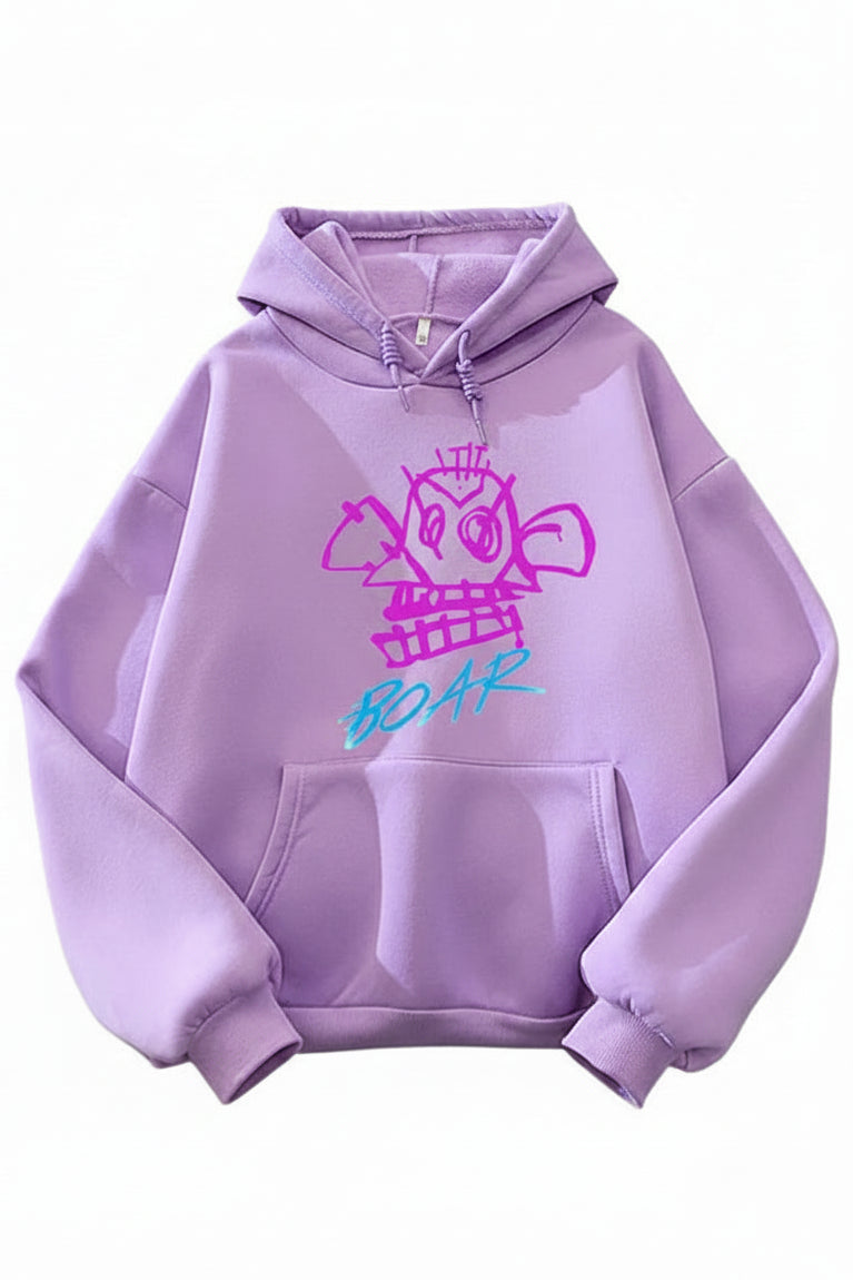 JINXWAVE – Arcane Jinx Long Sleeve Hoodie for Bold Streetwear Comfort