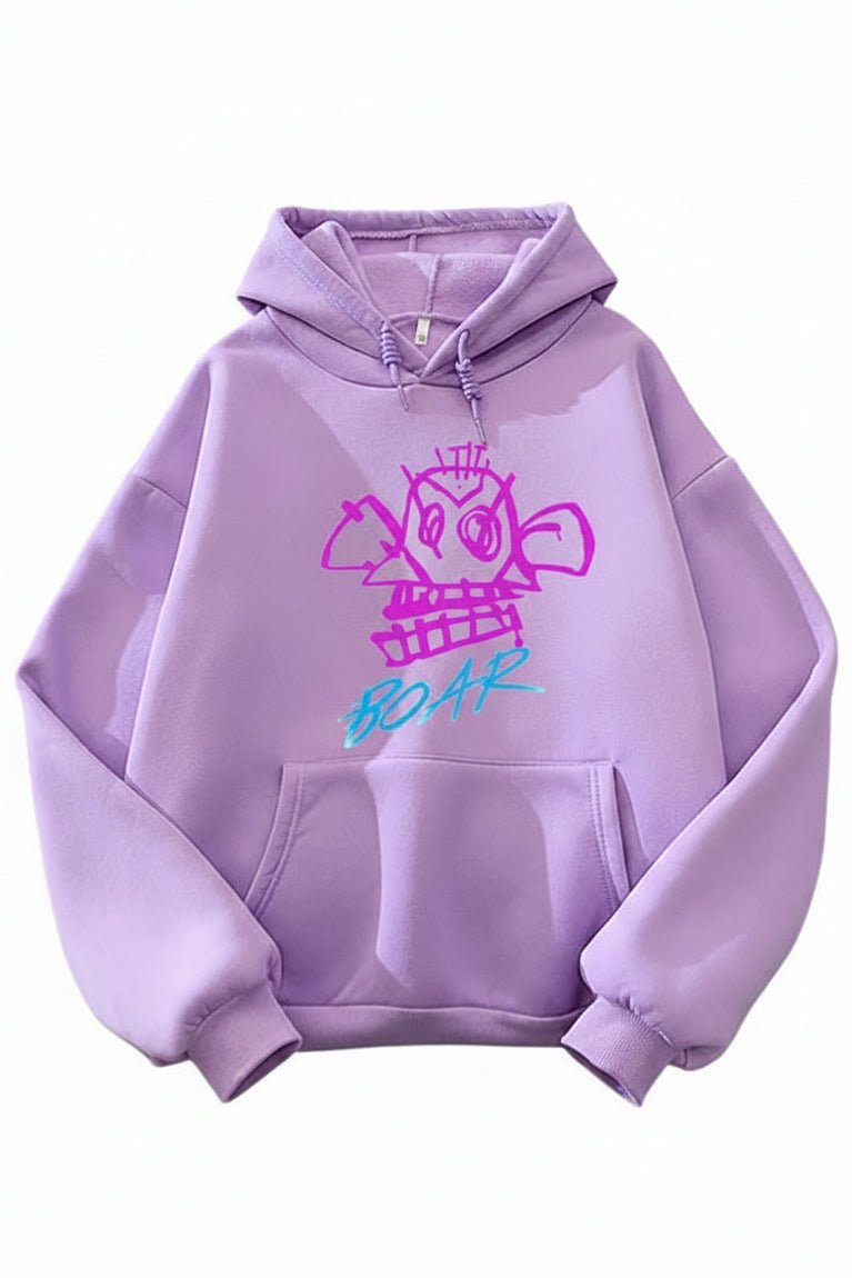 JINXWAVE – Arcane Jinx Long Sleeve Hoodie for Bold Streetwear Comfort