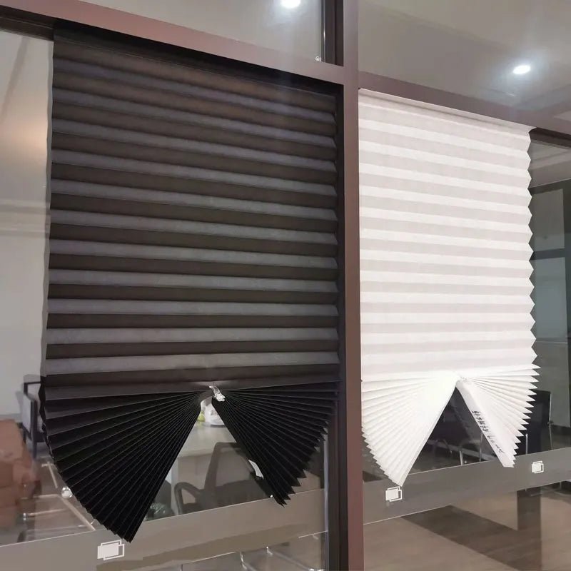 Self-Adhesive Pleated Blinds - Versatile Non-Woven Window Shades for Light Control and Privacy 1