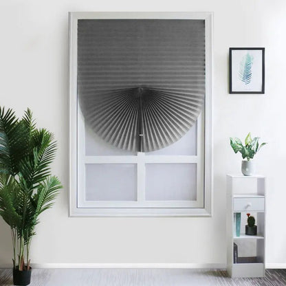 Self-Adhesive Pleated Blinds - Versatile Non-Woven Window Shades for Light Control and Privacy 3