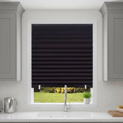 Self-Adhesive Pleated Blinds - Versatile Non-Woven Window Shades for Light Control and Privacy 7