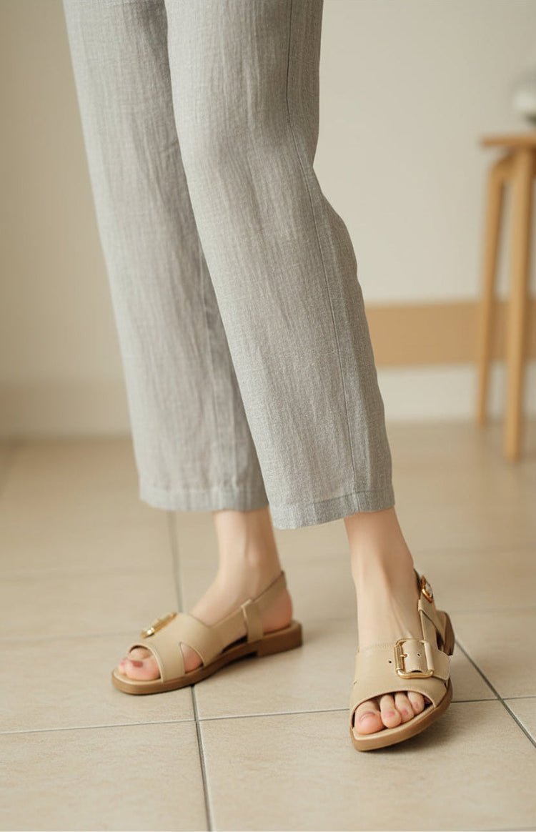 BREEZA – Summer Ease Women’s Casual Open Toe Strap Sandals