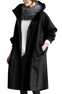 CITYDRAPE – Women’s Elegant Hooded Trench Coat for Stylish Protection