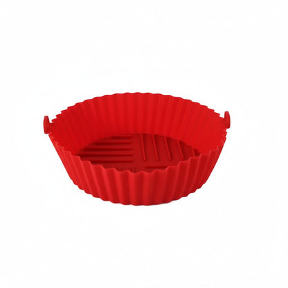 Silicone Air Fryer Baking Tray - High-Temperature Resistant & Foldable Design 4