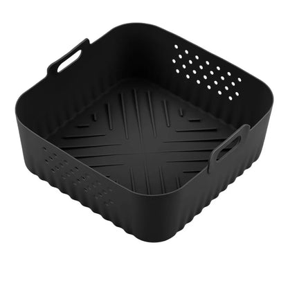 Silicone Air Fryer Liners - Reusable Non-Stick Basket for 5-8QT Fryers 5