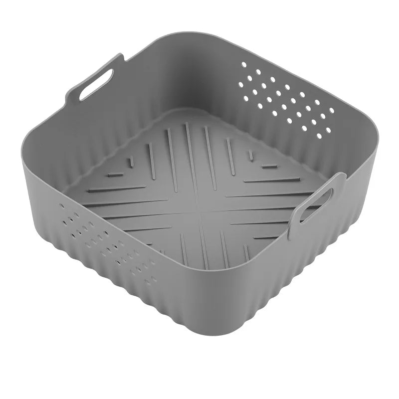 Silicone Air Fryer Liners - Reusable Non-Stick Basket for 5-8QT Fryers 6