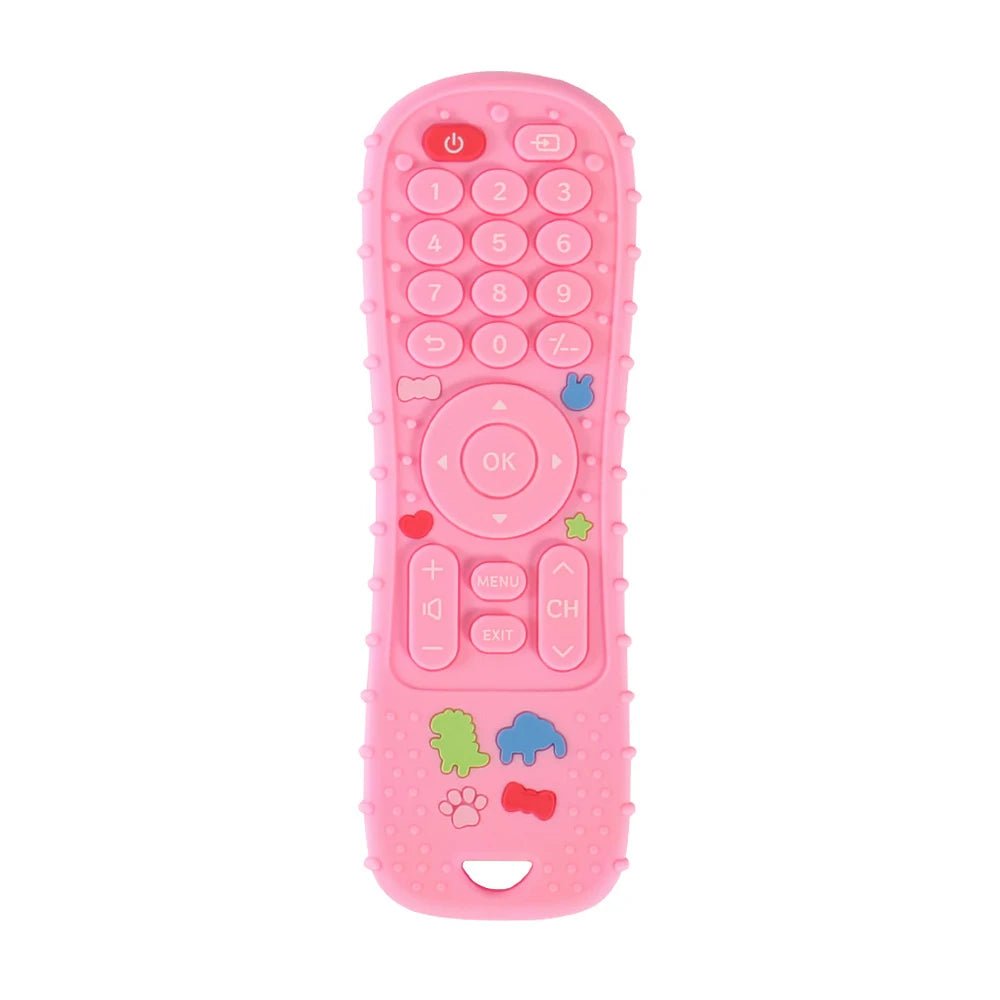 Silicone Baby Teether Toy - TV Remote Control Shape, BPA Free, Sensory Fun 6