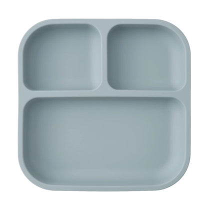 Silicone Divided Square Plate for Toddlers with Suction Base - BPA Free 10