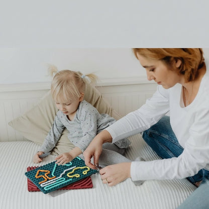 Silicone Sensory Activity Board for Kids - Tactile Development & Exploration 2