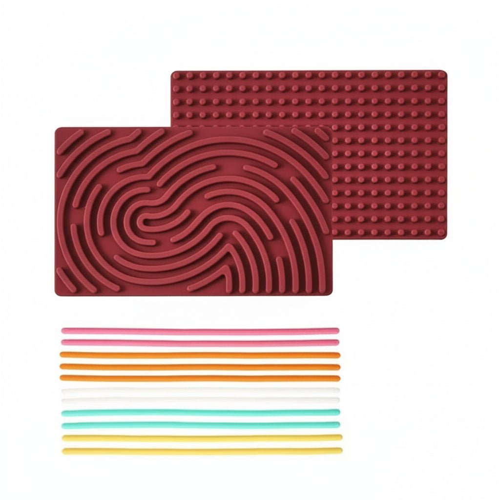 Silicone Sensory Activity Board for Kids - Tactile Development & Exploration 7