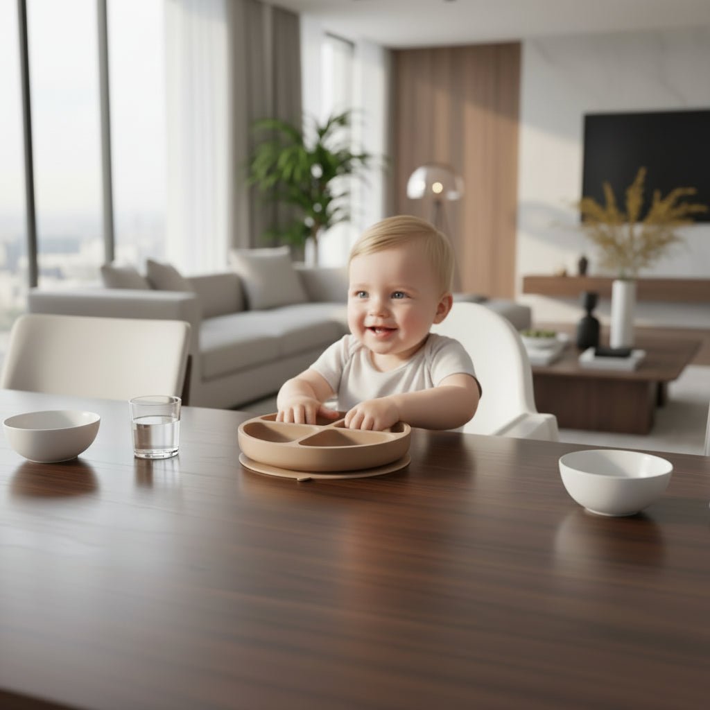 Silicone Suction Plate for Kids - BPA Free Toddler Dining Dish with Strong Suction Base 10