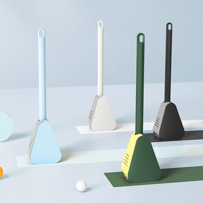 Silly - Triangular Toilet Brush with TPR Bristles for Deep Cleaning Loo 0