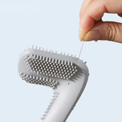 Silly - Triangular Toilet Brush with TPR Bristles for Deep Cleaning Loo 2