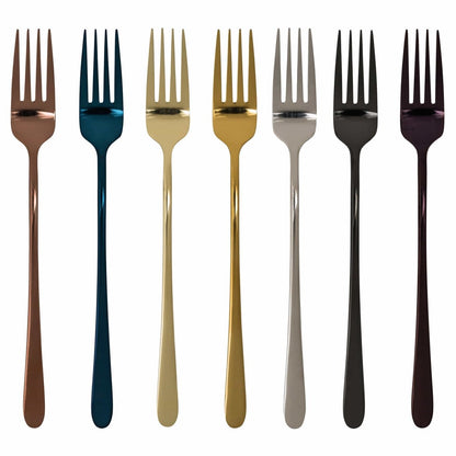Silvéra – Elegant Dining Fork, Durable Plated Stainless Steel Utensil 0