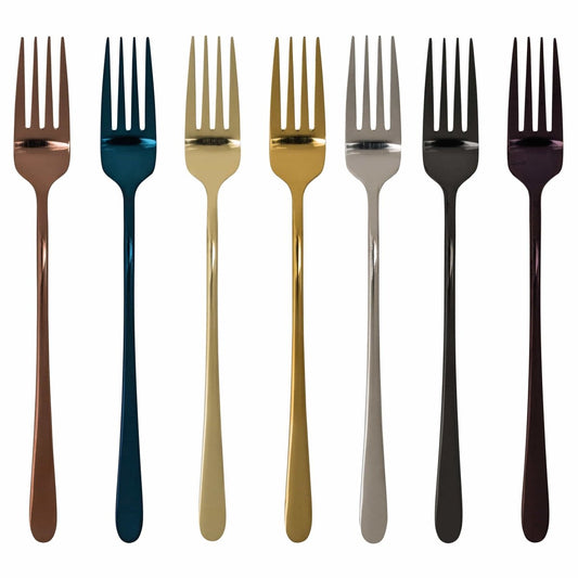Silvéra – Elegant Dining Fork, Durable Plated Stainless Steel Utensil 0