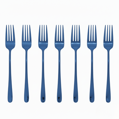 Silvéra – Elegant Dining Fork, Durable Plated Stainless Steel Utensil 10