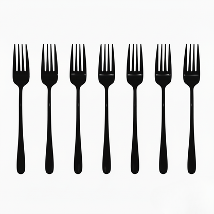 Silvéra – Elegant Dining Fork, Durable Plated Stainless Steel Utensil 11