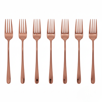 Silvéra – Elegant Dining Fork, Durable Plated Stainless Steel Utensil 7